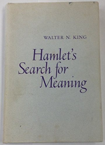 Couverture : Hamlet's search for meaning