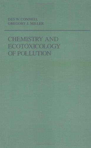 Couverture : Chemistry and ecotoxicology of pollution