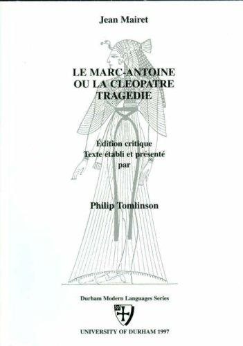 Couverture : Le Marc-Antoine Ou La Cleopatre