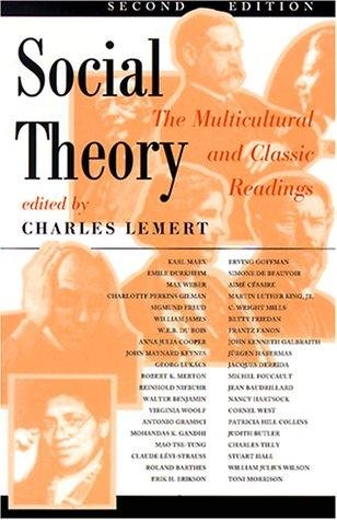Couverture : Social theory