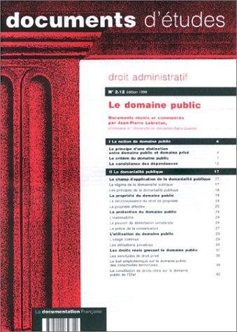 Couverture : Le Domaine public