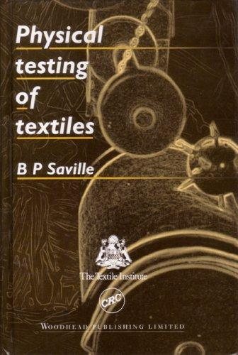 Couverture : Physical testing of textiles