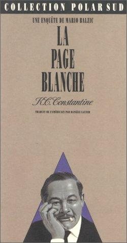 Couverture : La page blanche