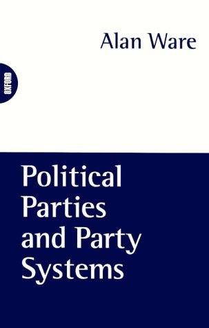 Couverture : Political parties and party systems