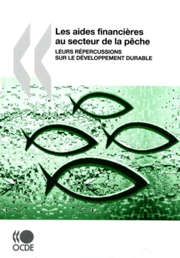 Couverture : Les aides financières au secteur de la pêche