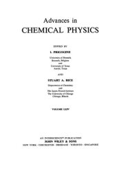 Couverture : Advances in Chemical Physics