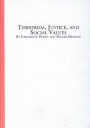 Couverture : Terrorism, justice, and social values