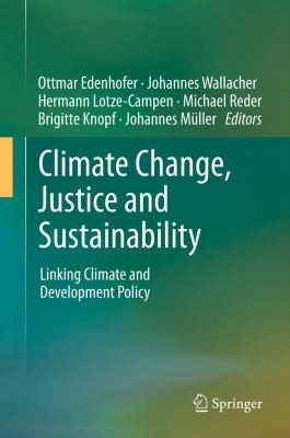 Couverture : Climate Change, Justice and Sustainability