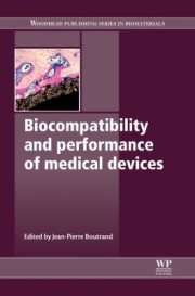 Couverture : Biocompatibility and Performance of Medical Devices