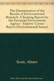 Couverture : The dissemination of the results of environmental research