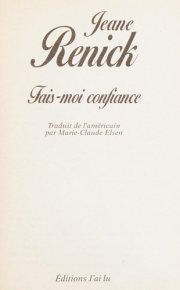 Couverture : Fais-moi confiance