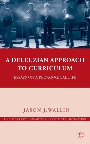 Couverture : A Deleuzian approach to curriculum