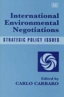 Couverture : International environmental negotiations