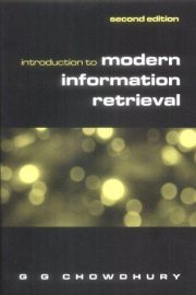 Couverture : Introduction to modern information retrieval