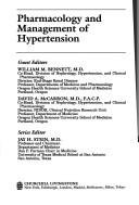 Couverture : Pharmacology and management of hypertension