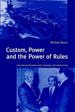 Couverture : Custom, Power and the Power of Rules