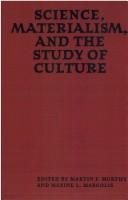 Couverture : Science, materialism, and the study of culture