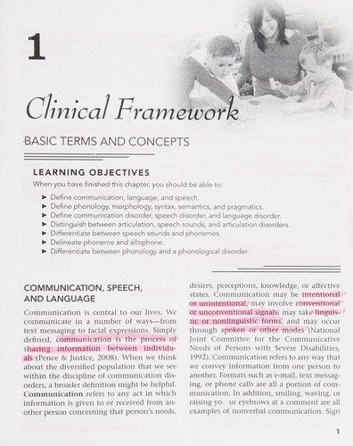 Couverture : Articulatory and Phonological Impairments