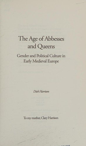 Couverture : The age of abbesses and queens