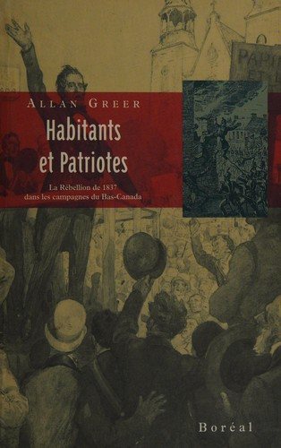 Couverture : Habitants et patriotes