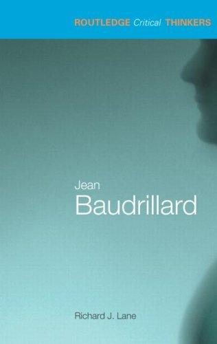 Couverture : Jean Baudrillard