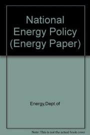 Couverture : National energy policy