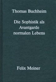 Couverture : Die Sophistik als Avantgarde normalen Lebens