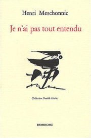 Couverture : Je n'ai pas tout entendu