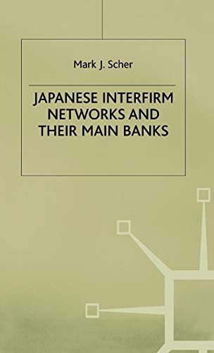 Couverture : Japanese Interfirm Networks and their Main Banks