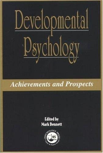 Couverture : Developmental psychology