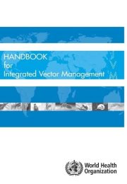 Couverture : Handbook for Integrated Vector Management