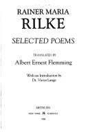 Couverture : Rainer Maria Rilke