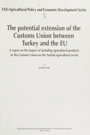 Couverture : Potential Extension of the Customs Union Between Turkey and the Eu