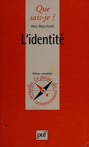 Couverture : L' identité
