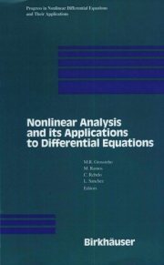 Couverture : Nonlinear analysis and its applications to differential equations