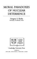 Couverture : Moral paradoxes of nuclear deterrence