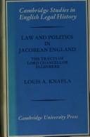 Couverture : Law and politics in Jacobean England