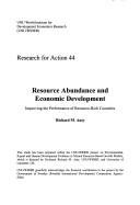 Couverture : Resource abundance and economic development