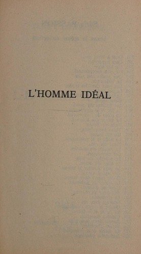 Couverture : L'homme ideal (P.C. Poche  Pas)