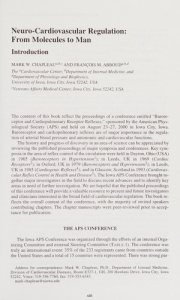 Couverture : Neuro-cardiovascular Regulation