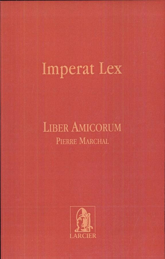 Couverture : Imperat lex