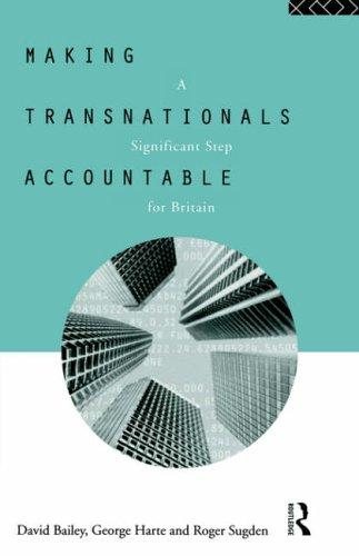 Couverture : Making transnationals accountable