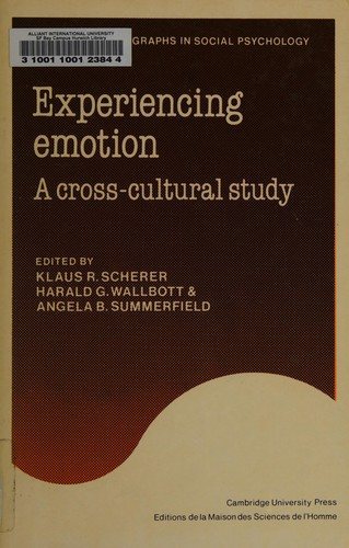 Couverture : Experiencing emotion