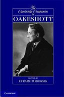 Couverture : The Cambridge Companion to Oakeshott