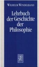 Couverture : Lehrbuch der Geschichte der Philosophie.