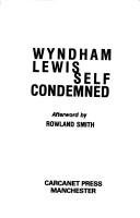 Couverture : Self condemned