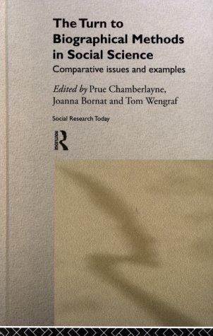 Couverture : Turn to Biographical Methods in Social Science