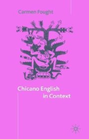 Couverture : Chicano English in context