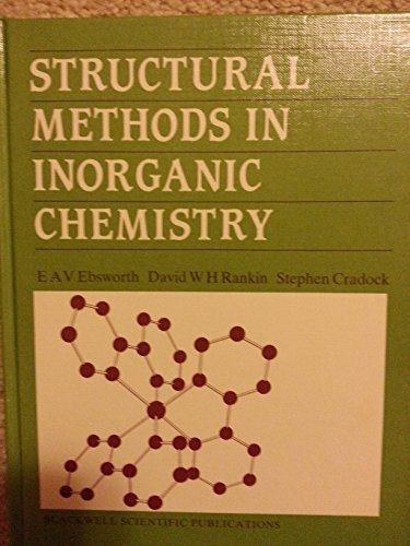 Couverture : Structural methods in inorganic chemistry