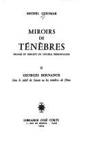 Couverture : Georges Bernanos